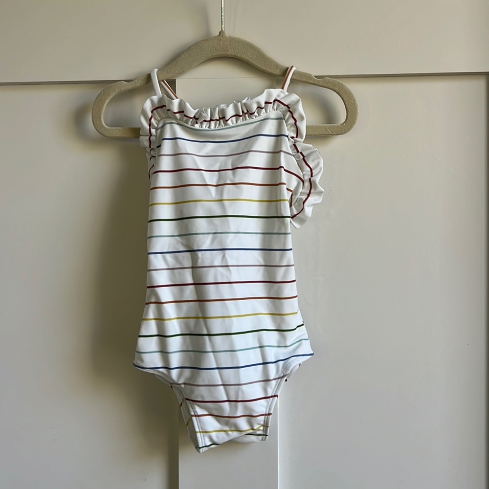 Citrine Multicolor Stripe Swimsuit